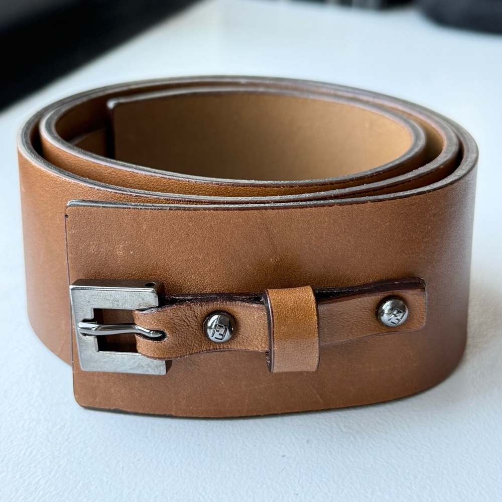 Women's Fendi leather belt